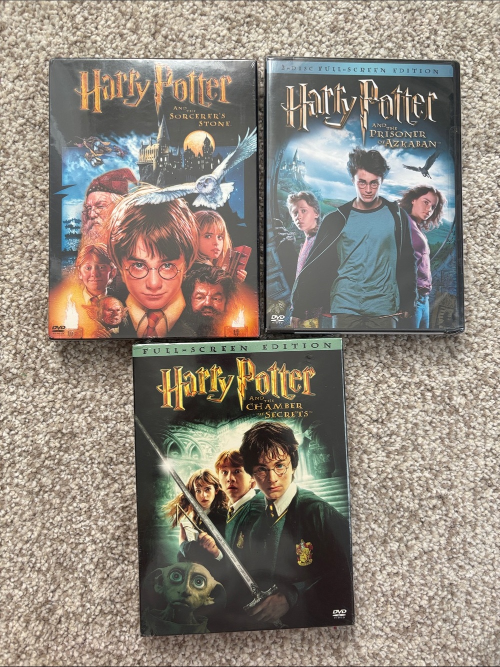 Warner Bros. Harry Potter DVD Set - Black, Blue, Green